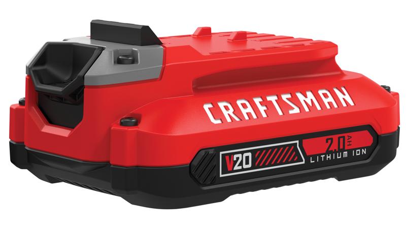 V 20 2.0 Amp hour lithium ion battery.
