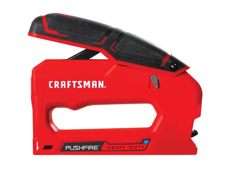 View of CRAFTSMAN Staplers on white background