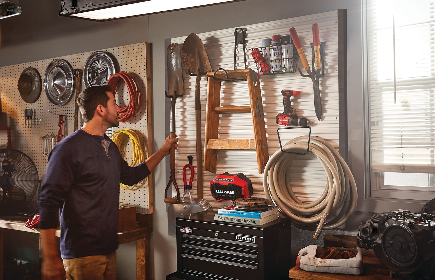 View of CRAFTSMAN Accessories: Metal Storage  being used by consumer