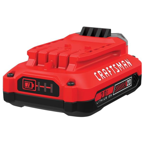 V 20 2.0 Amp hour lithium ion battery.