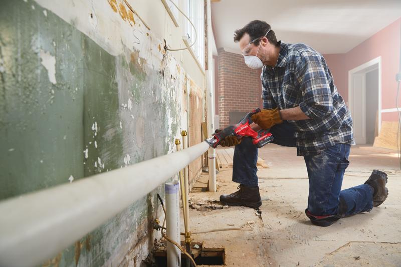 View of CRAFTSMAN Reciprocating Saw  being used by consumer