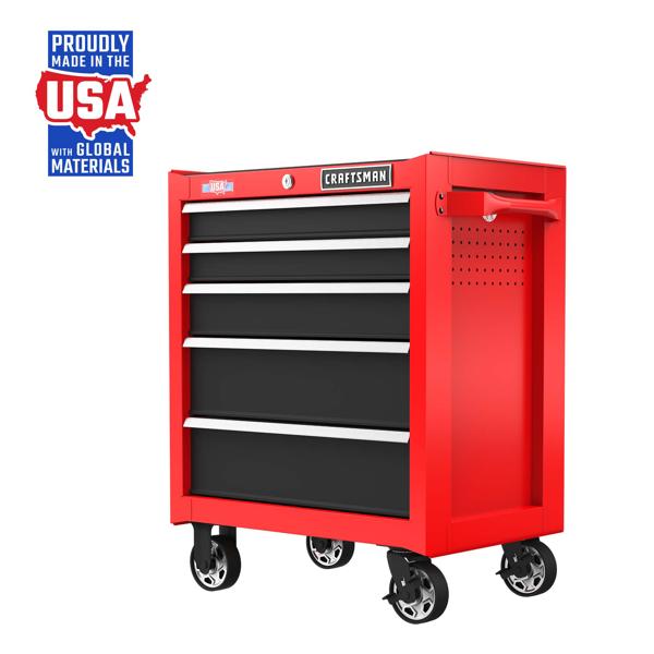 Graphic of CRAFTSMAN Storage: Cabinets & Chests Rolling highlighting product features