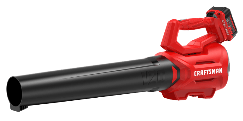 CRAFTSMAN V20* Cordless Axial Leaf Blower Kit Left Angle